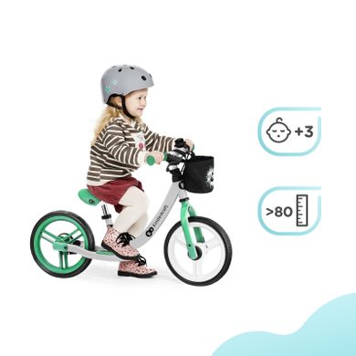 Kinderkraft, Space, bicicleta fara pedale, verde