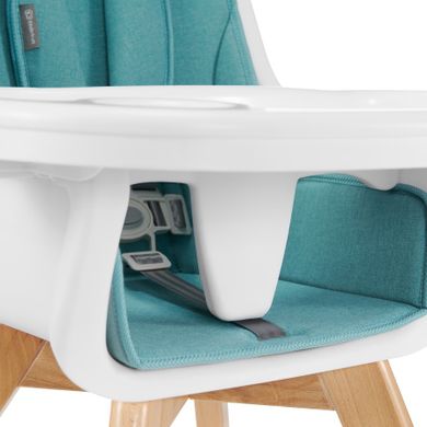 Kinderkraft, Tixi, scaun de masa 2in1, turcoaz