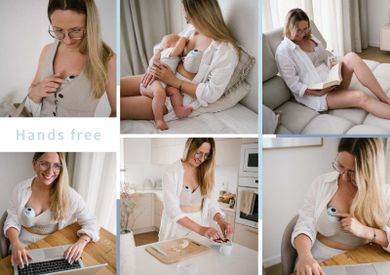BabyOno, Megan, Pompa electrica de sande tip palnie, Hands Free
