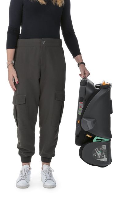 Chicco, Fold&Go i-Size Air, scaun auto, 100-150 cm, Black Air