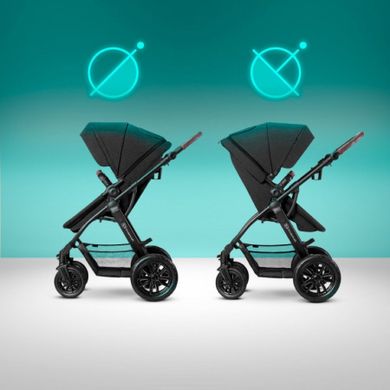Kinderkraft, Xmoov, Mink, carucior multifunctional pentru copii, 3in1, Dark Grey
