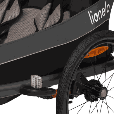 Lionelo, Cama, remorca bicicleta, Grey Graphite