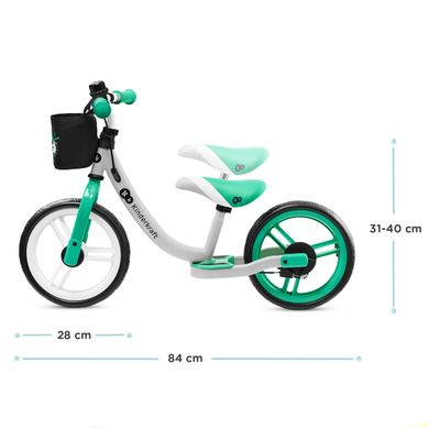 Kinderkraft, Space, bicicleta fara pedale, verde
