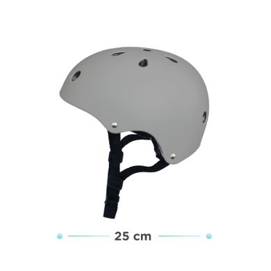Kinderkraft, Safety, casca de bicicleta, gri