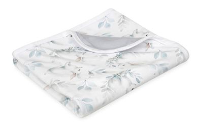 Babymatex, Bamboo, Iepurasi, patura din bambus cu doua fete, 75-100 cm