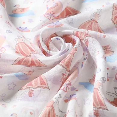 BabyOno, Balerina, Scutece din muselina, 70-70 cm, 3 buc.