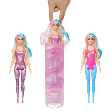 Barbie, Color Reveal, Curcubeu Galactic, papusa surpriza si accesorii, 1 buc.