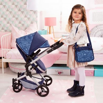 Bayer Design, Combi Neo Vario, carucior multifunctional pentru papusi, bleumarin-albastru