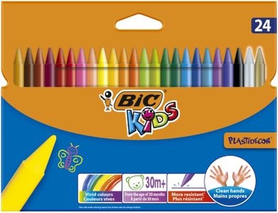 Bic, Kids, Plastidecor, creioane cerate, 24 culoare