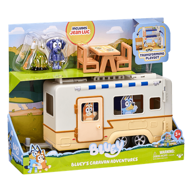 Bluey, Caravana de camping, set cu figurine