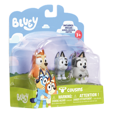 Bluey, Verisorii, figurine, 3 buc.