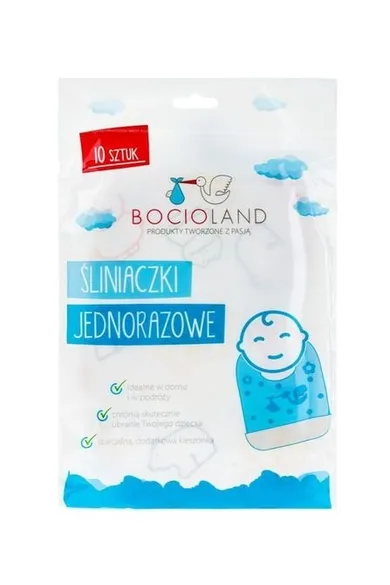 Bocioland, bavete de unica folosinta, 10 buc.