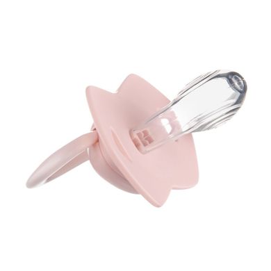 Canpol babies, Bonjour Paris, suzeta din silicon, simetrica, 0-6m, 2 buc., roz