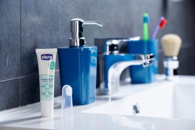 Chicco, gel gingival 2in1, 30 ml, 4 luni+