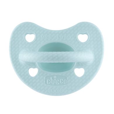 Chicco, Physioforma, Soft Luxe, suzeta din silicon, menta, 6-16 m, 2 buc.
