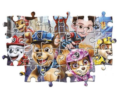 Clementoni, Maxi Super Color, Paw Patrol, puzzle, 24 piese
