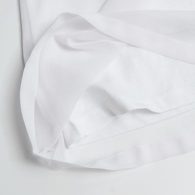 Cool Club, Bluza alba cu maneca scurta din sifon pentru fete