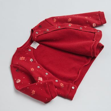 Cool Club, Bluza cu capse pentru bebelusi, rosu