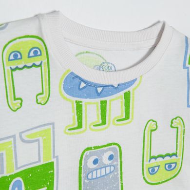 Cool Club, Bluza cu maneca lunga pentru baieti, alb
