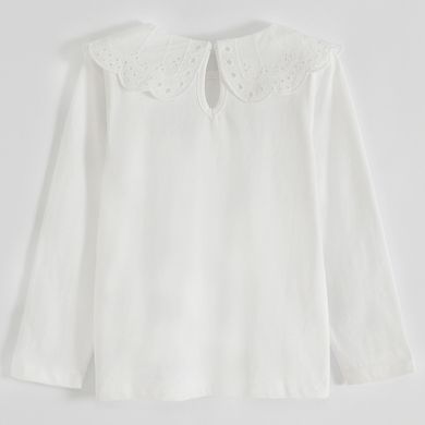 Cool Club, Bluza cu maneca lunga pentru fete, alb