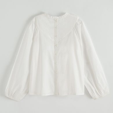 Cool Club, Bluza cu maneca lunga pentru fete, alb