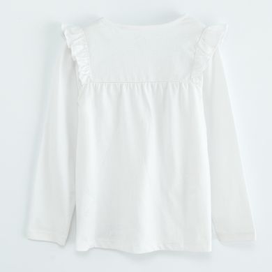 Cool Club, Bluza cu maneca lunga pentru fete, alb