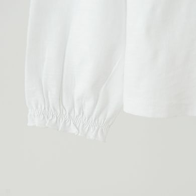 Cool Club, Bluza cu maneca lunga pentru fete, alb, imprimeu flori