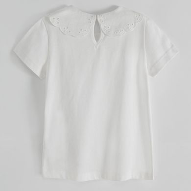 Cool Club, Bluza cu maneca scurta pentru fete, alb