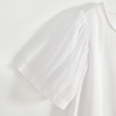 Cool Club, Bluza cu maneca scurta pentru fete, alb
