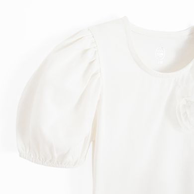 Cool Club, Bluza cu maneca scurta pentru fete, alb