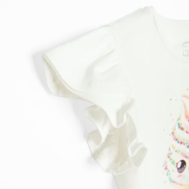 Cool Club, Bluza fara maneci pentru fete, alb