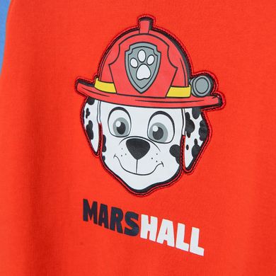 Cool Club, Bluza pentru baieti, rosu-albastru, imprimeu Marshall, Paw Patrol