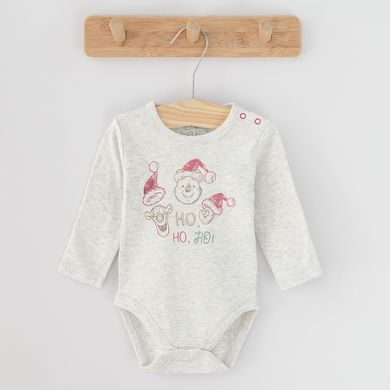 Cool Club, Body cu maneca lunga pentru baieti, mix, imprimeu Winnie the Pooh, set 3 buc.
