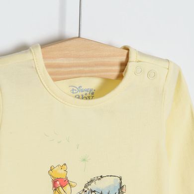 Cool Club, Body cu maneca lunga pentru fete, mix, imprimeu Winnie the Pooh, set, 3 buc.