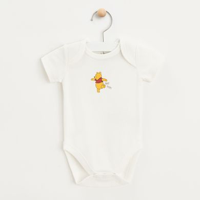 Cool Club, Body cu maneca scurta pentru baieti, mix, imprimeu Winnie the Pooh, set, 4 buc.
