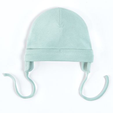 Cool Club, Caciula pentru baieti, cu snur, ecru, verde-menta, set 2 buc.