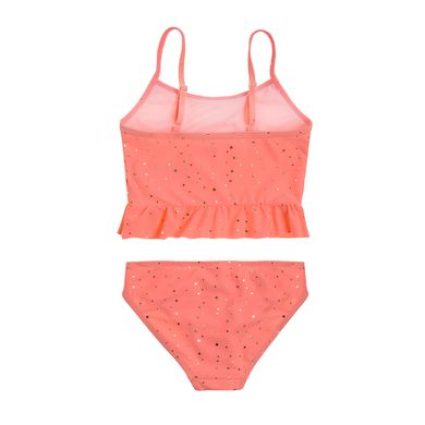Cool Club, Costum de baie din doua piese pentru fete, coral neon