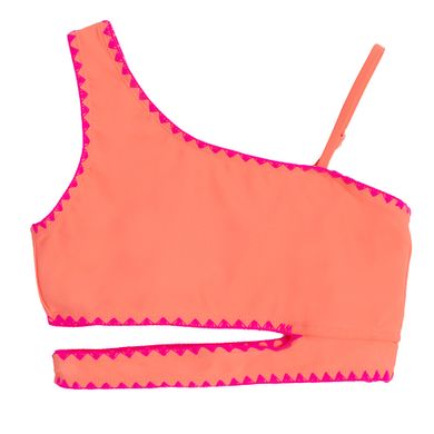 Cool Club, Costum de baie din doua piese pentru fete, UV 50, portocaliu