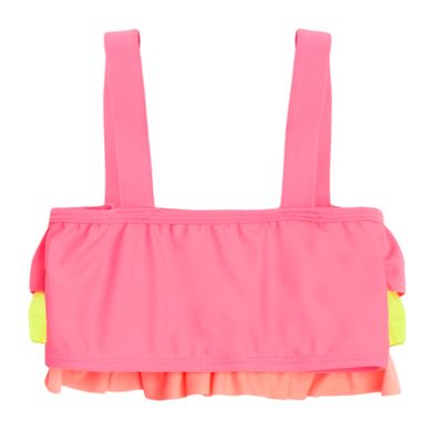 Cool Club, Costum de baie din doua piese pentru fete, UV 50, roz-portocaliu