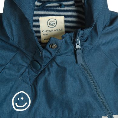 Cool Club, Geaca cu gluga pentru baieti, gri-bleumarin