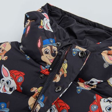 Cool Club, Geaca cu gluga pentru baieti, gri inchis, imprimeu Paw Patrol