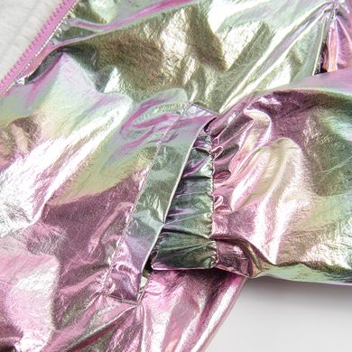 Cool Club, Geaca de primavara cu gluga pentru fete, efect holografic