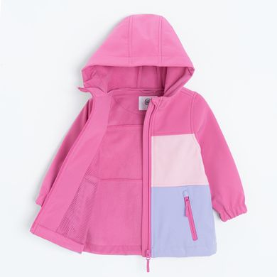 Cool Club, Geaca softshell cu gluga pentru fete, roz