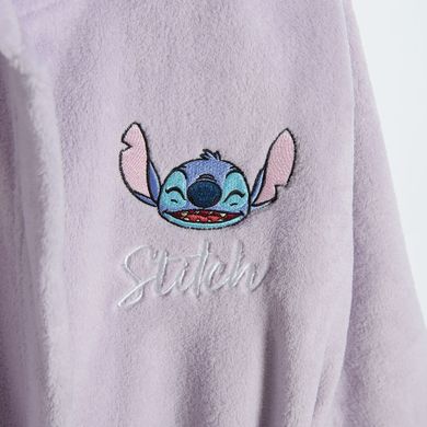 Cool Club, Halat de baie cu gluga pentru fete, violet, imprimeu Lilo si Stitch