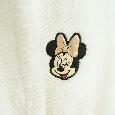 Cool Club, Halat de baie pentru fete, ecru, imprimeu Minnie Mouse