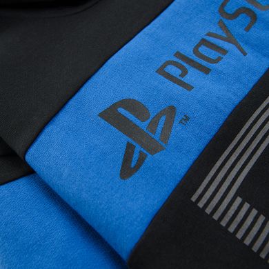 Cool Club, Hanorac negru cu gluga pentru baieti, imprimeu PlayStation