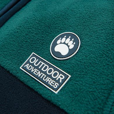 Cool Club, Hanorac polar cu gluga si fermoar pentru baieti, bleumarin-verde