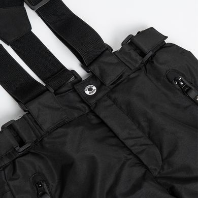 Cool Club, Pantaloni de schi pentru baieti, gri inchis, cu bretele