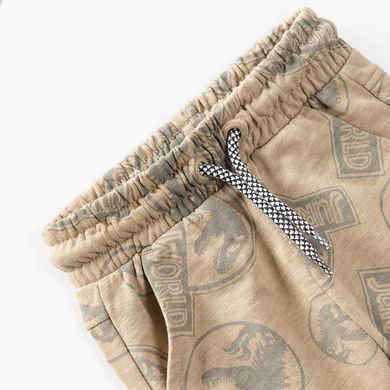 Cool Club, Pantaloni trening pentru baieti, bej, imprimeu Jurassic World