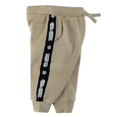 Cool Club, Pantaloni trening pentru baieti, kaki, imprimeu Tom & Jerry